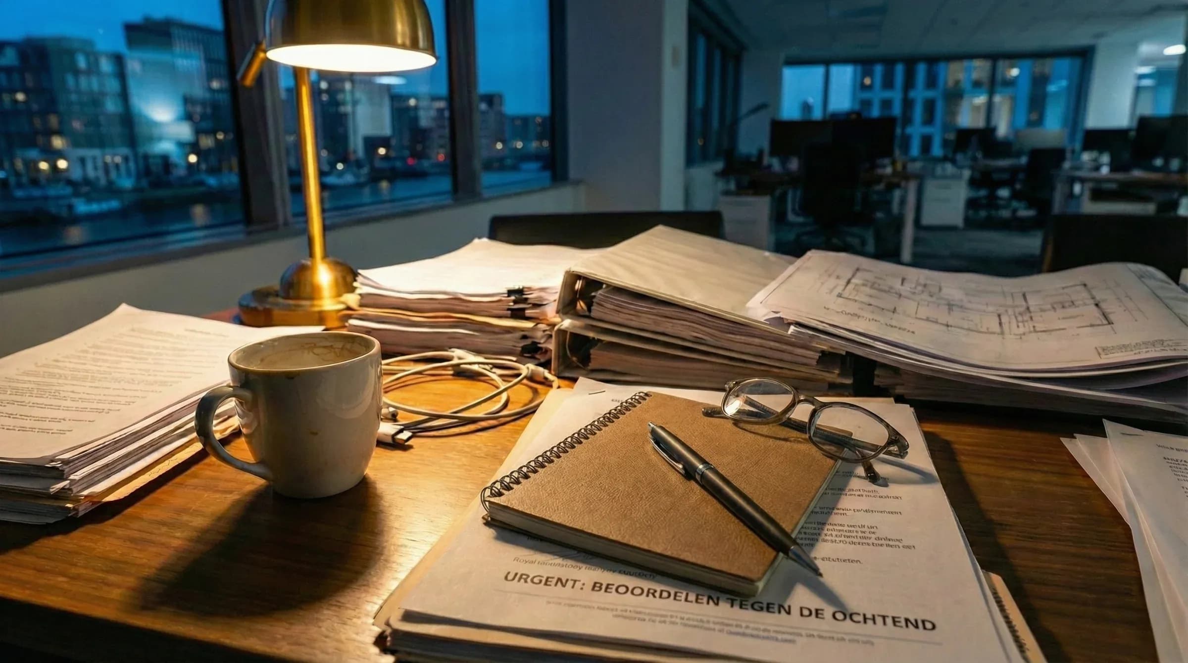 Overwhelmed with paperwork - time pressure.